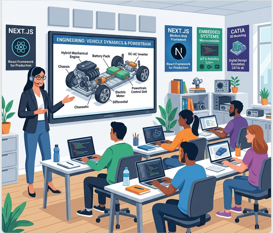 Live Classroom Illustration